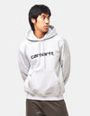 Carhartt WIP Hooded Carhartt Sweat - Ash Heather/Graphite