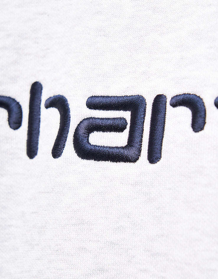 Carhartt WIP Hooded Carhartt Sweat - Ash Heather/Graphite
