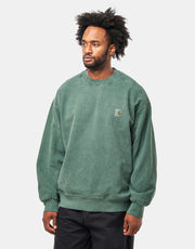 Carhartt WIP Vista Sweat - Dark Scarab (Garment Dyed)