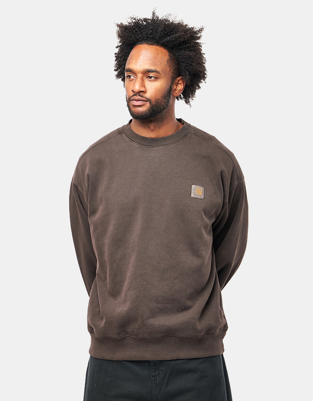 Carhartt WIP Vista Sweat - Tobacco (Garment Dyed)
