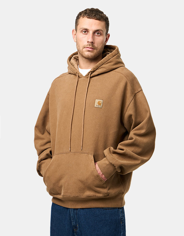 Carhartt WIP Hooded Vista Sweat - WIP H Brown (Garment Dyed)