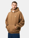 Carhartt WIP Hooded Vista Sweat - WIP H Brown (Garment Dyed)