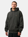 Carhartt WIP Hooded Vista Sweat - Black (Garment Dyed)