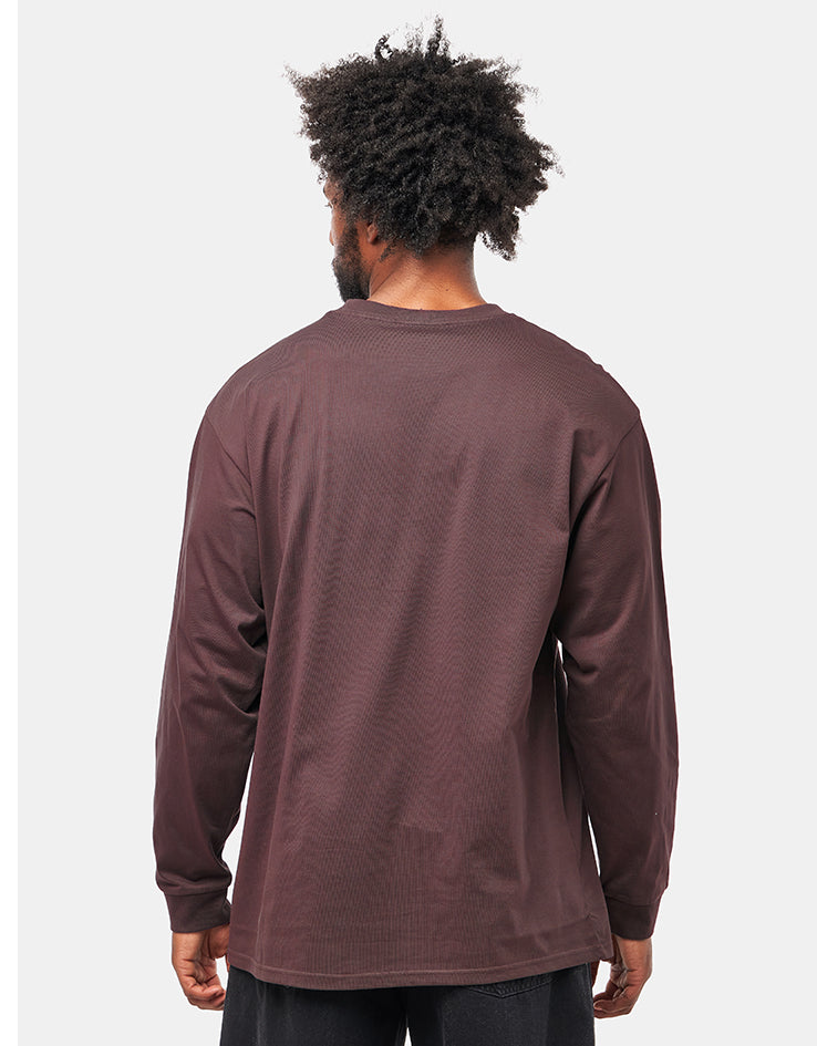 Carhartt WIP L/S Chase T-Shirt - Palisander/Gold