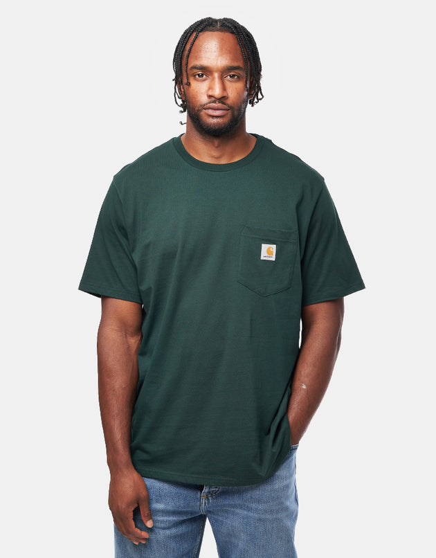 Carhartt WIP S/S Pocket T-Shirt - Dark Scarab