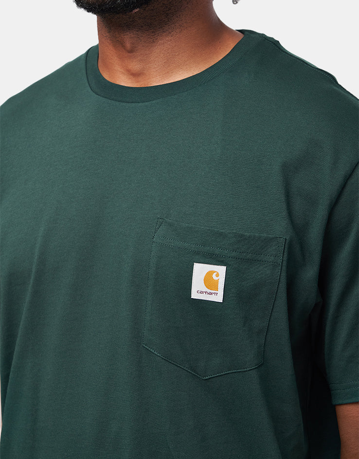 Carhartt WIP S/S Pocket T-Shirt - Dark Scarab