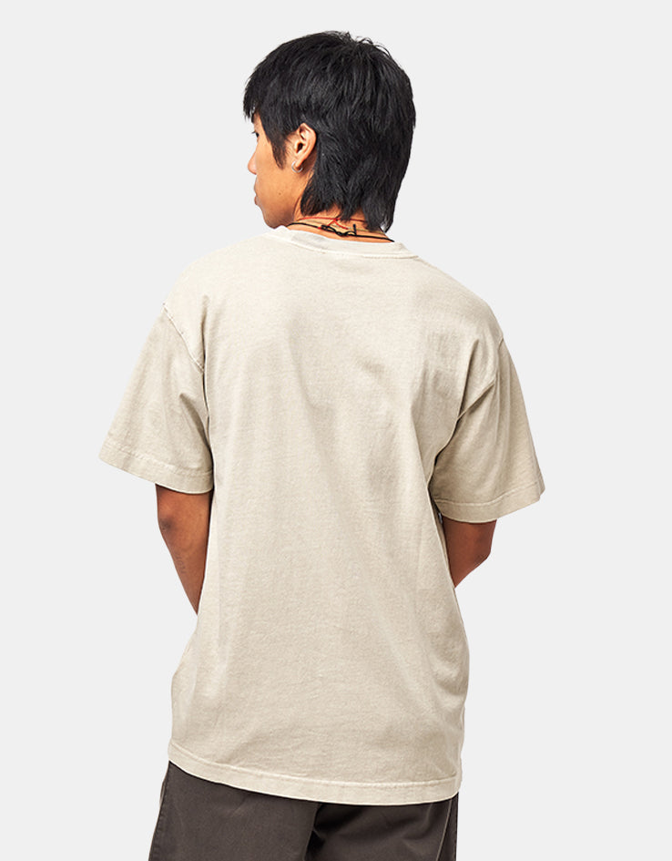 Carhartt WIP S/S Vista T-Shirt - Fleur De Sel (Garment Dyed)