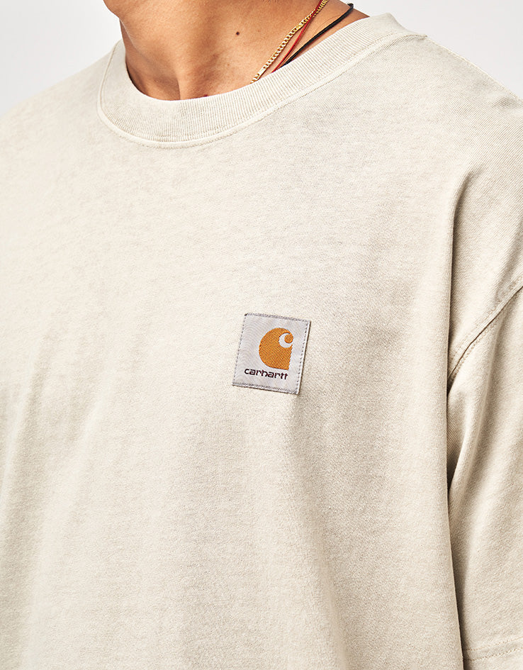 Carhartt WIP S/S Vista T-Shirt - Fleur De Sel (Garment Dyed)