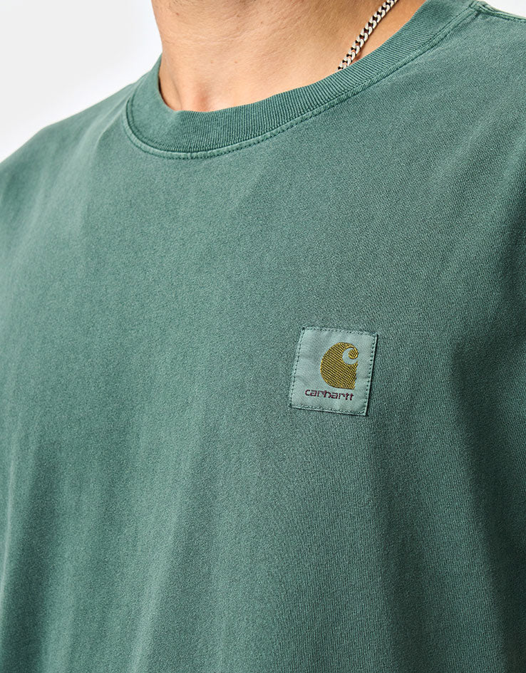 Carhartt WIP S/S Vista T-Shirt - Dark Scarab (Garment Dyed)