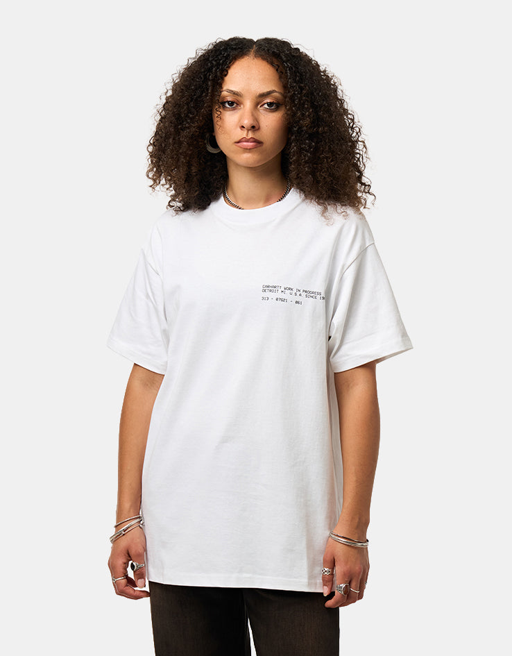 Carhartt WIP S/S Feather Progress T-Shirt - White