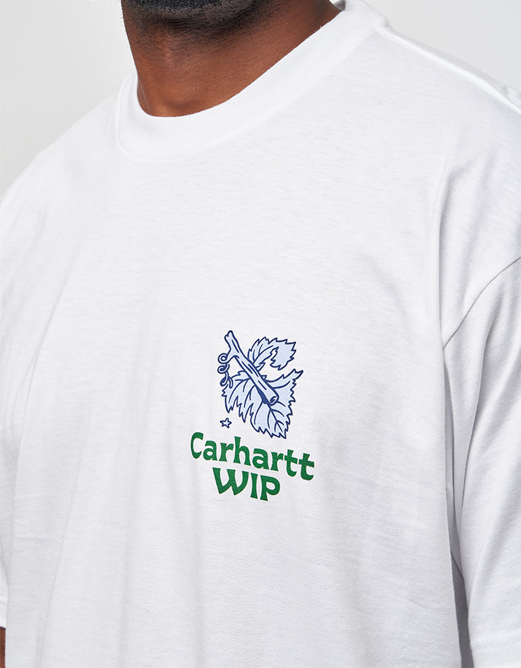 Carhartt WIP S/S Grape Picker T-Shirt - White