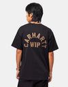 Carhartt WIP S/S Arch Script T-Shirt - Black/WIP H Brown