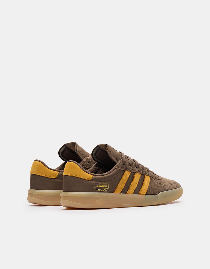 adidas x Daewon Glenburn Skate Shoes - Earth Strata/Crew Yellow/Gum