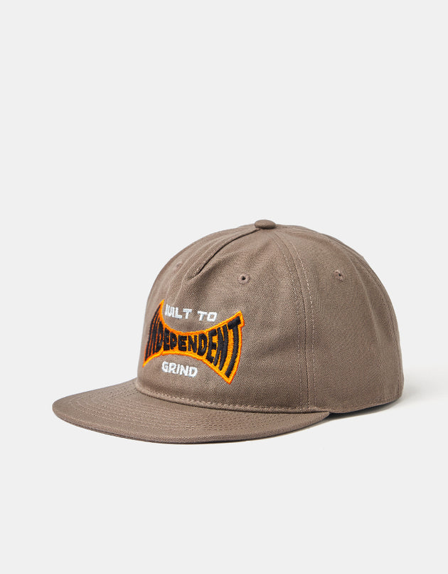 Independent Built To Grind Span Snapback Cap - Walnut