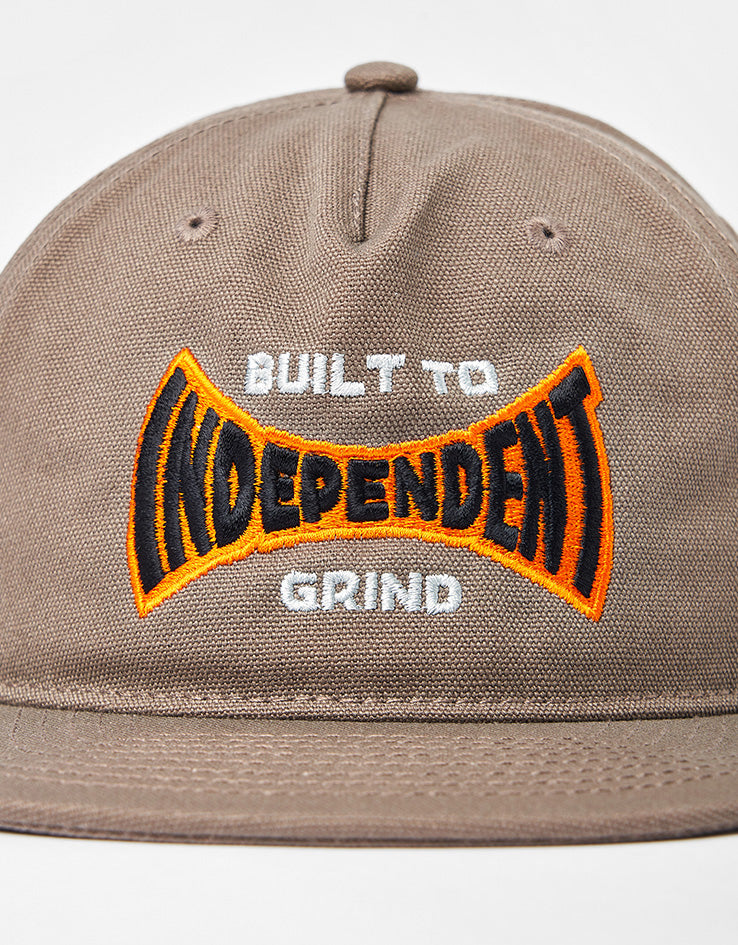 Independent Built To Grind Span Snapback Cap - Walnut