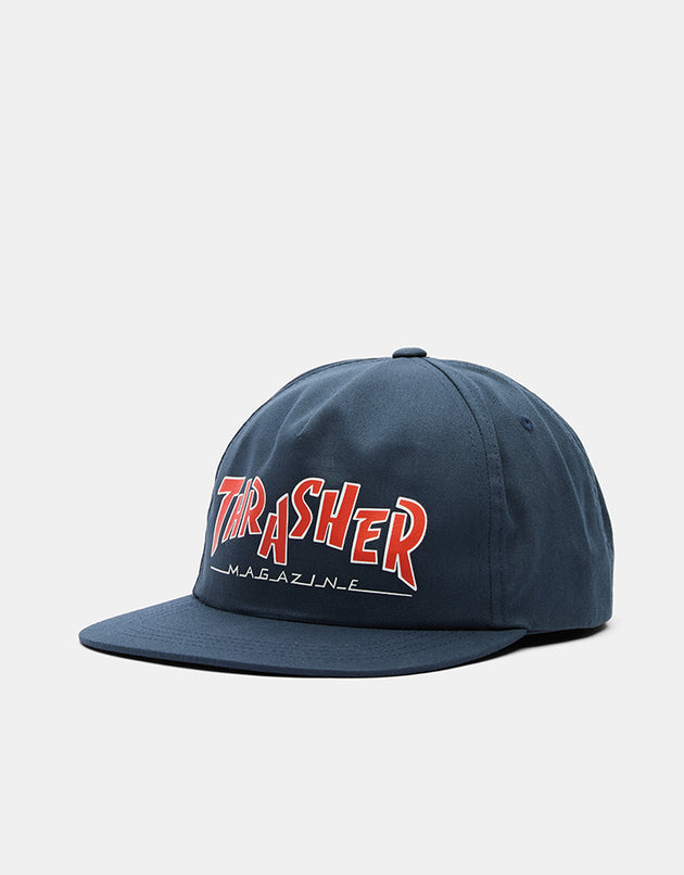 Thrasher Parra Mag Snapback Cap - Navy
