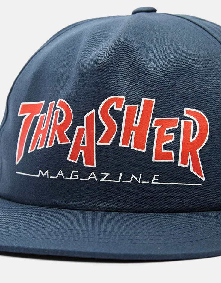 Thrasher Parra Mag Snapback Cap - Navy