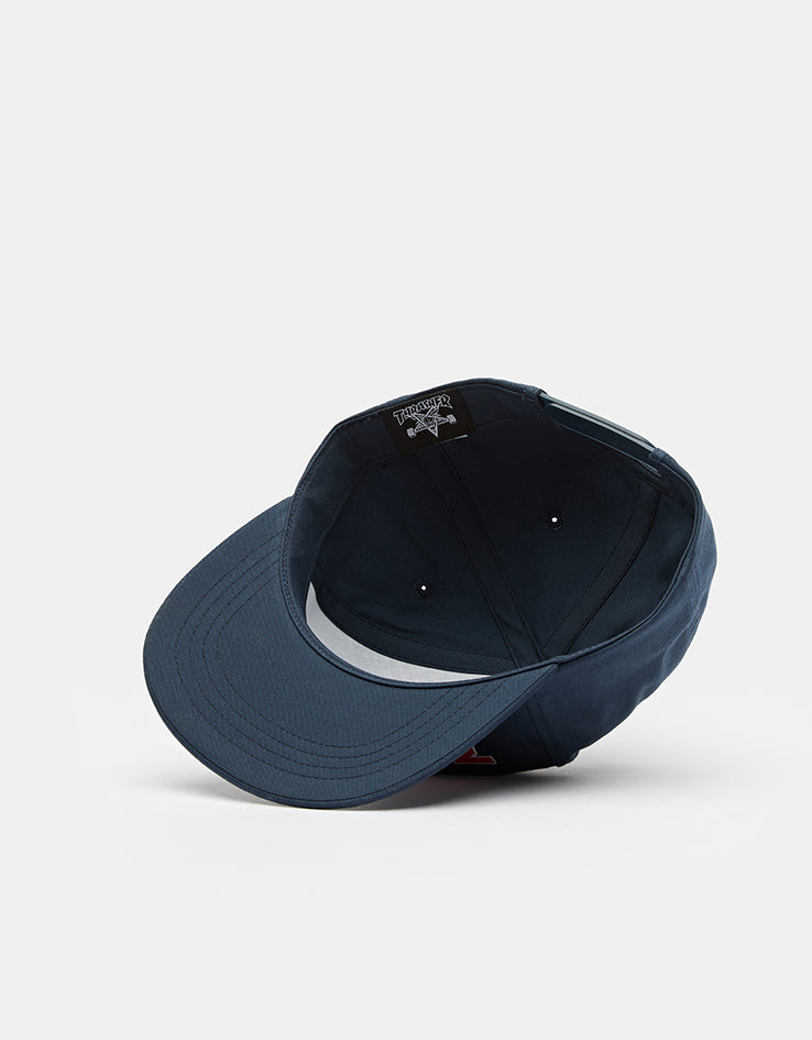 Thrasher Parra Mag Snapback Cap - Navy