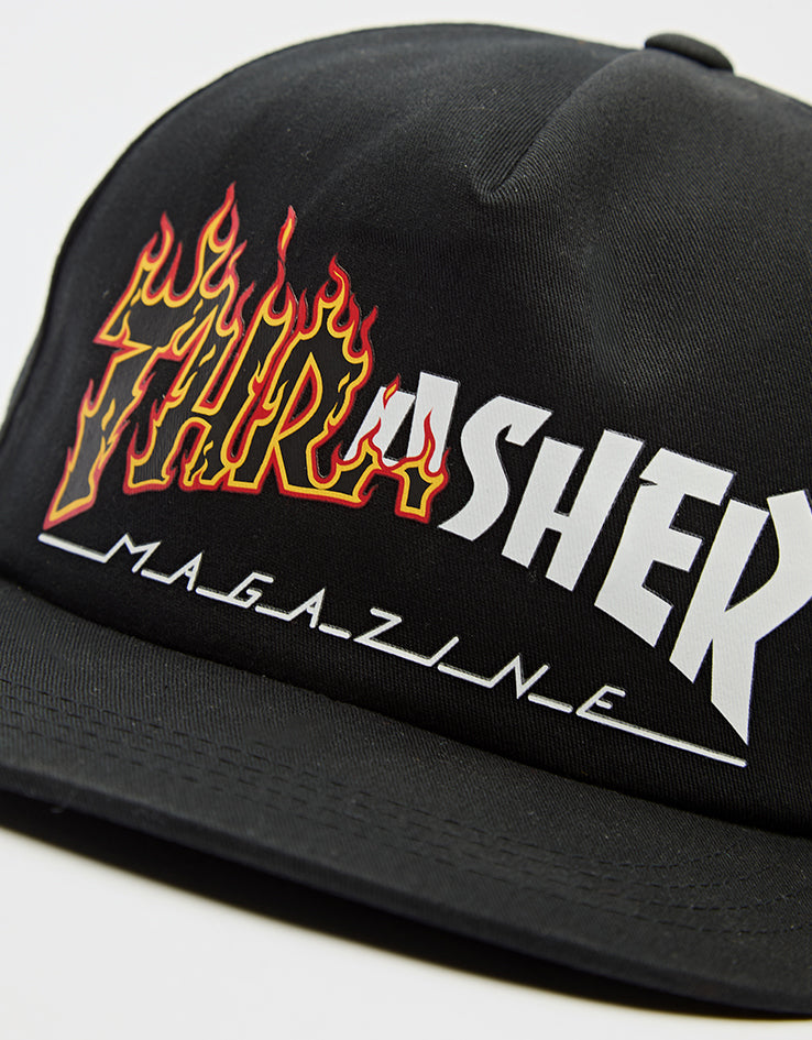 Thrasher Ignite Snapback - Black