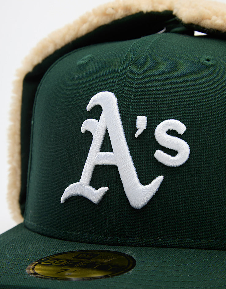 New Era Oakland A-s World Series 59FIFTY® Fitted Dogear Cap - Dark Green