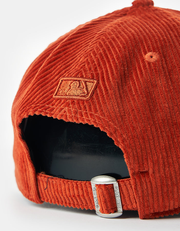 New Era Los Angeles Dodgers Cord 9FORTY® M Crown Snapback Cap - Orange