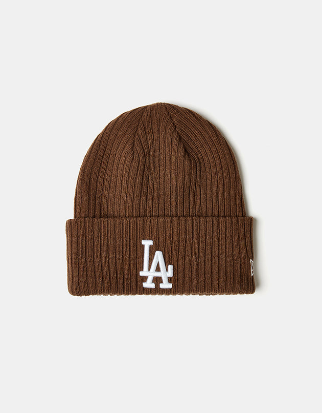 New Era Los Angeles Dodgers Wide Cuff Beanie - Deep Auburn