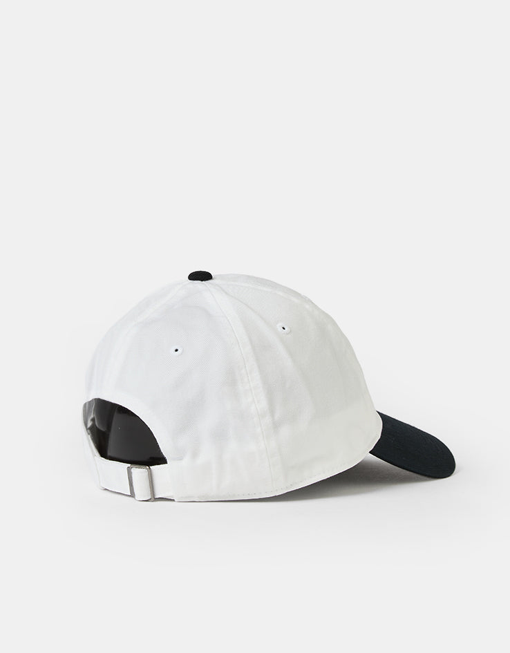 Nike Club Unstructured Futura Wash Cap - White/Black/Black