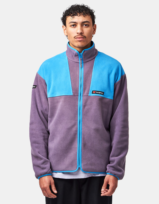 Berghaus Trango Mountain Fleece - Purple/Mountain Blue