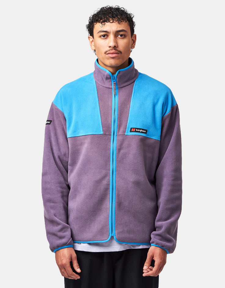 Berghaus Trango Mountain Fleece - Purple/Mountain Blue
