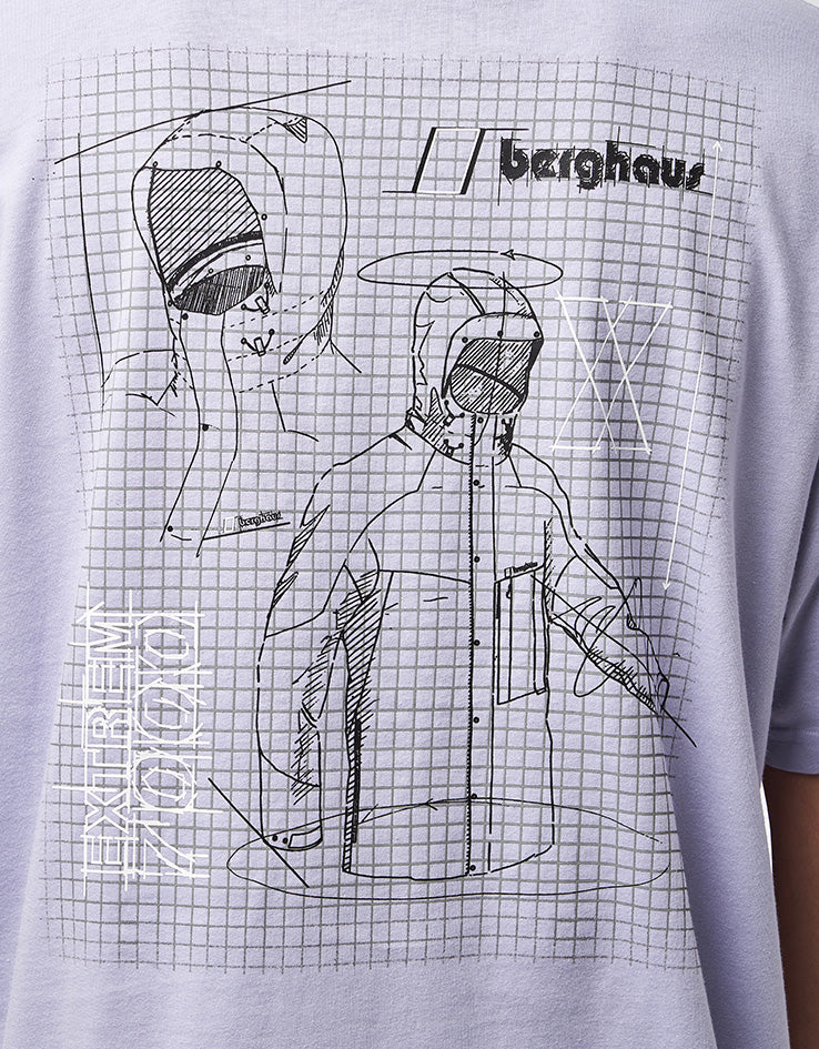 Berghaus Kara-Su Sketch T-Shirt - Aster