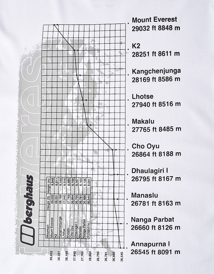 Berghaus Mount 10 T-Shirt - Pure White