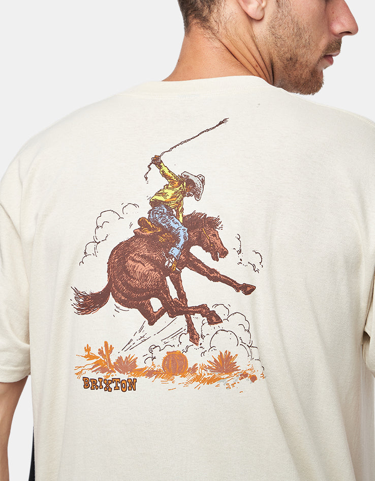 Brixton Stirrup T-Shirt - Cream