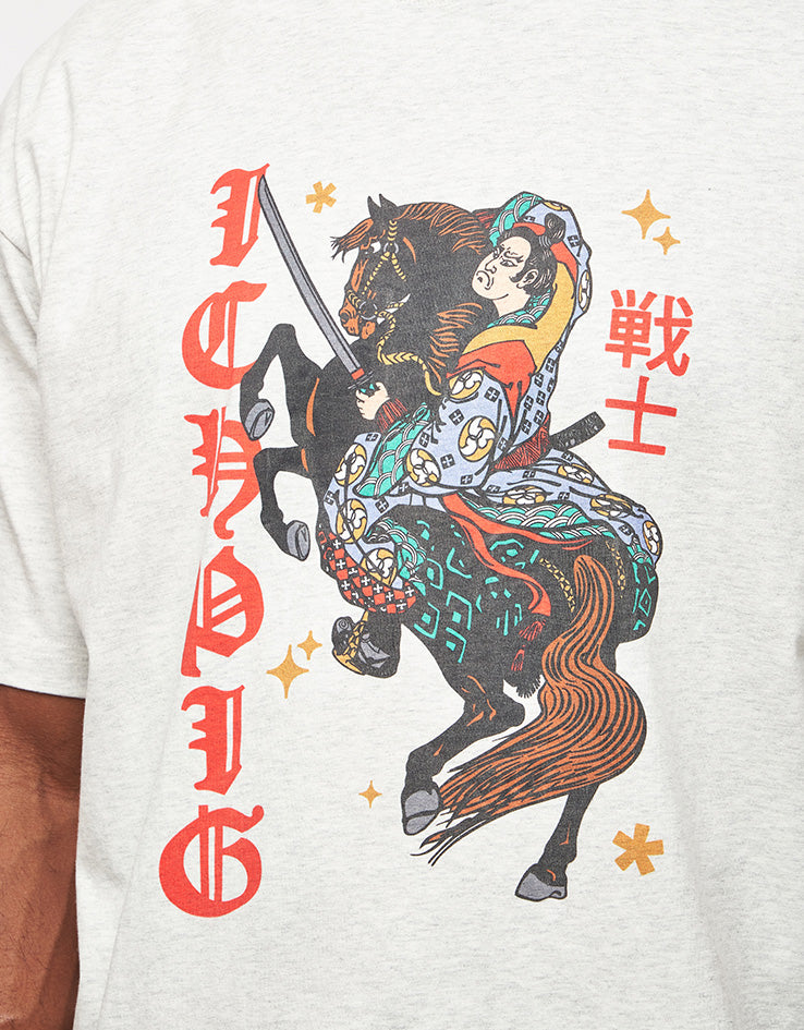 ICHPIG Warrior T-Shirt - White Marle