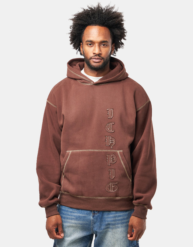 ICHPIG Legions Cordless Pullover Hoodie - Chocolate