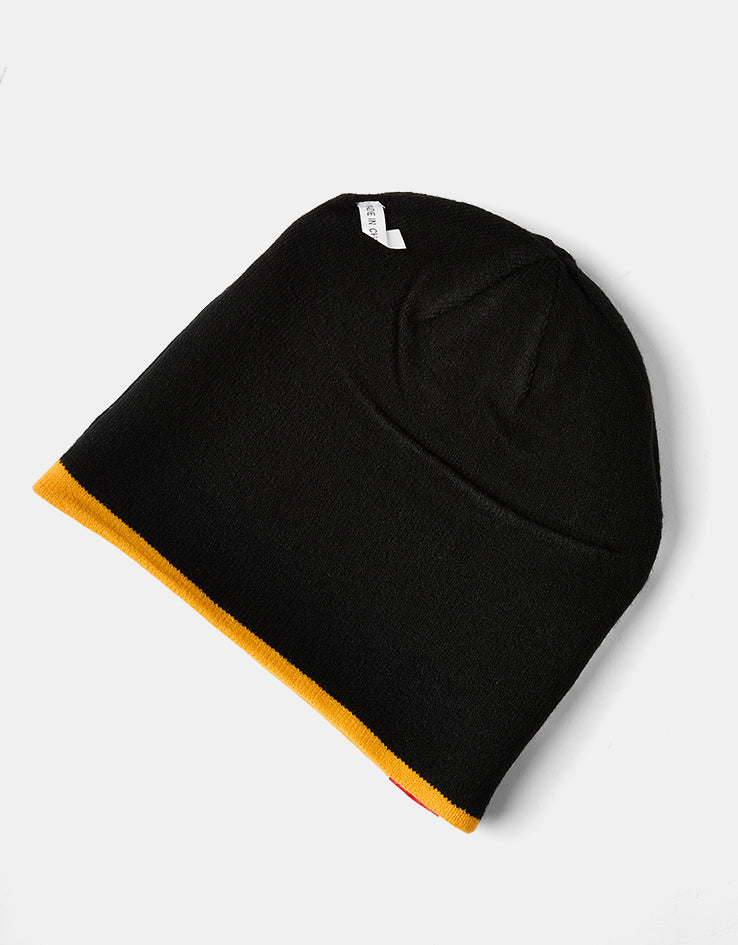 ICHPIG Warrior Reversible Skully Beanie - Yellow