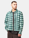 Dickies Jerome Cropped L/S Flannel Shirt - Lincoln Green