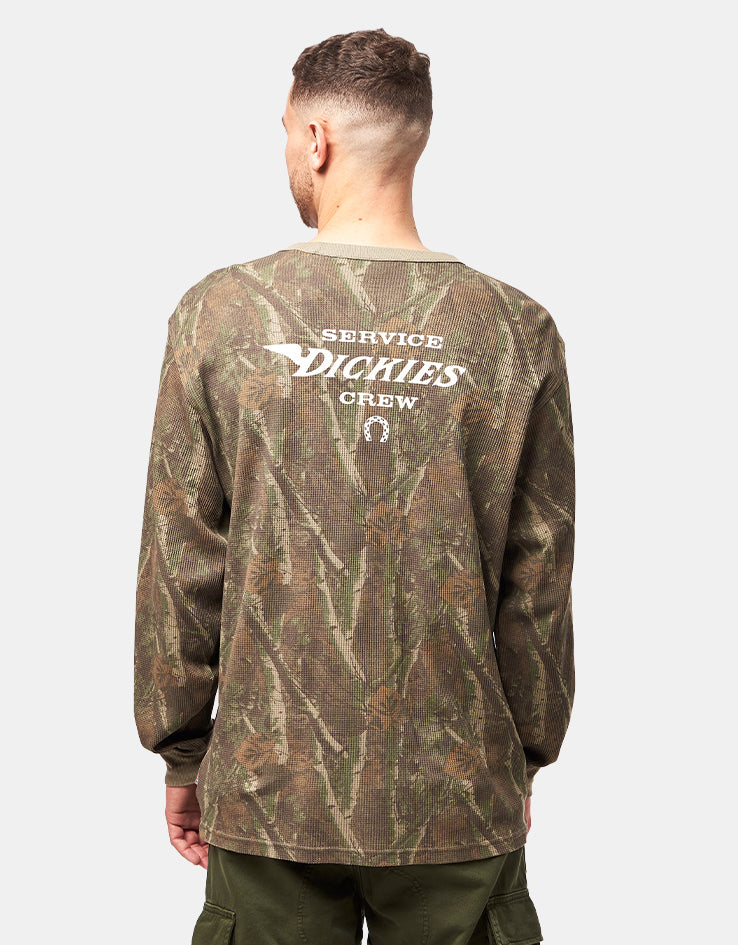 Dickies Bradenton Waffle L/S T-Shirt - Camouflage