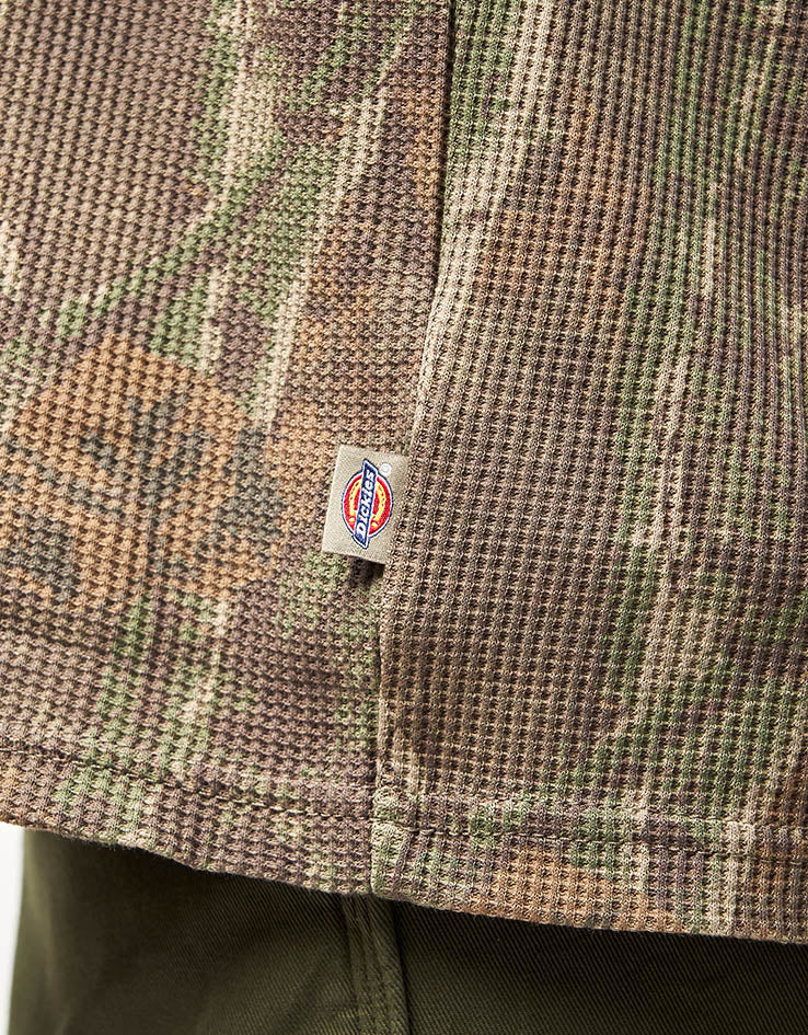 Dickies Bradenton Waffle L/S T-Shirt - Camouflage
