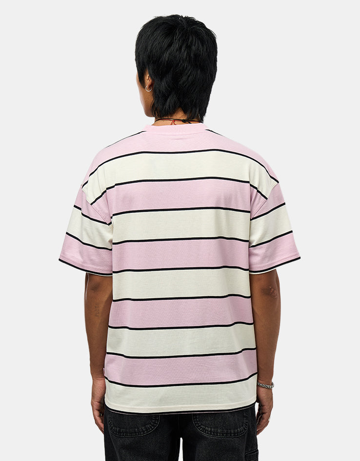 Dickies Embroidery Stripe T-Shirt - Ecru