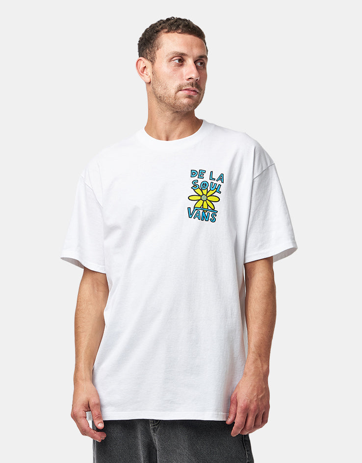 Vans Off The Wall Records x  De La Soul D.A.I.S.Y T-Shirt - White