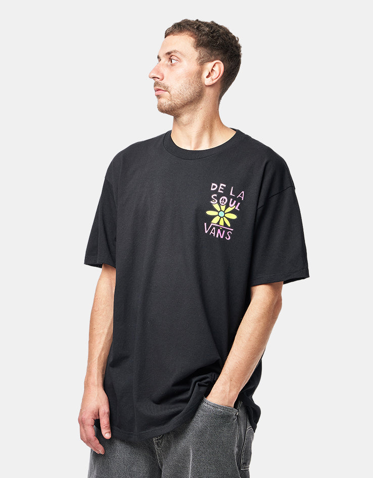 Vans Off The Wall Records x  De La Soul D.A.I.S.Y T-Shirt - Black