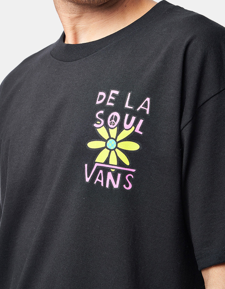 Vans Off The Wall Records x De La Soul D.A.I.S.Y T-Shirt - Black