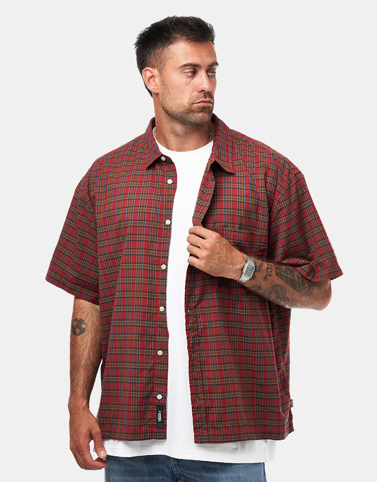 Vans Larkspur Timber S/S Shirt - Poppy Ember