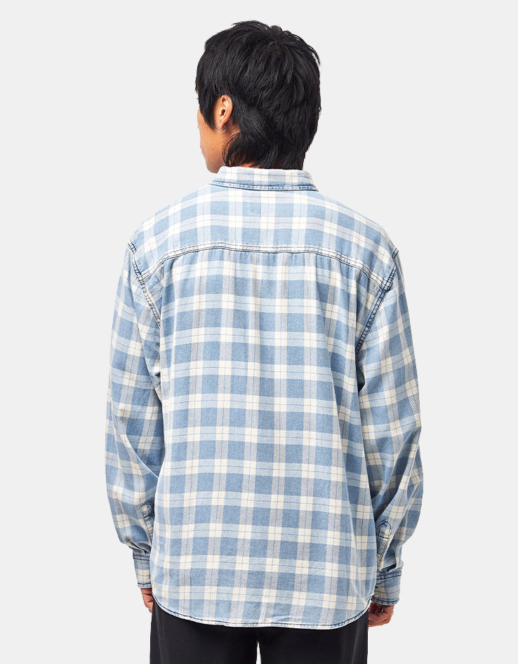 Vans Lawson Vintage Indigo L/S Shirt - Bleach Indigo