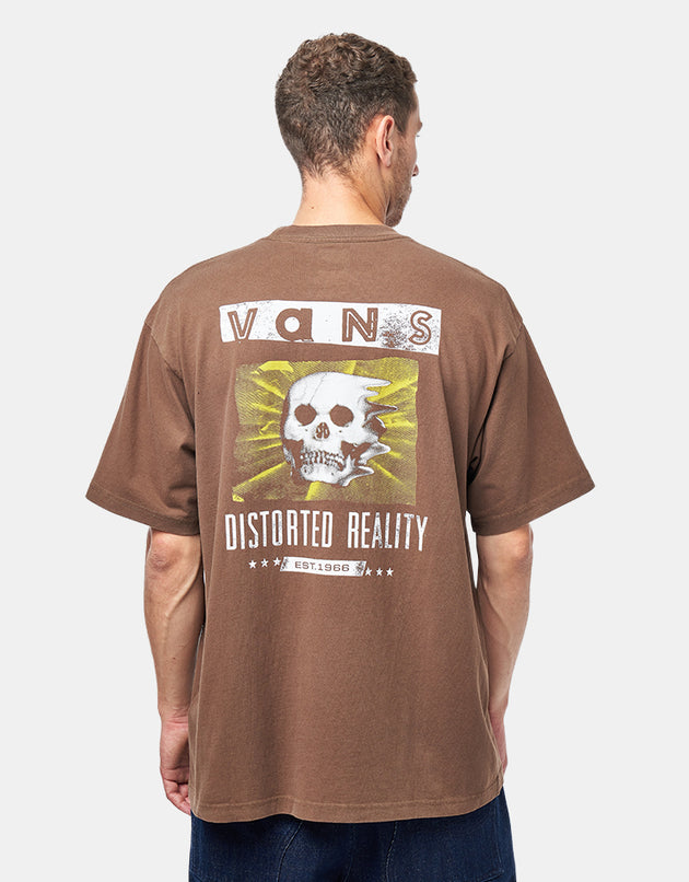 Vans Distorted Reality T-Shirt - Vintage Cocoa