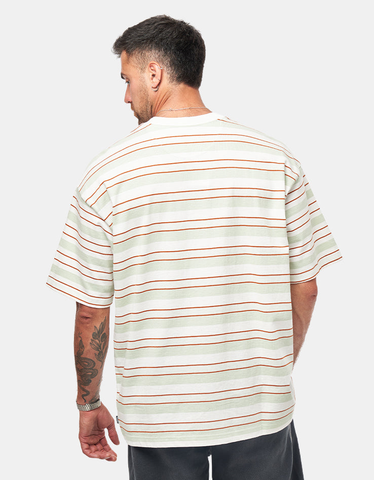 Vans Pismo Striped T-Shirt - Classic White