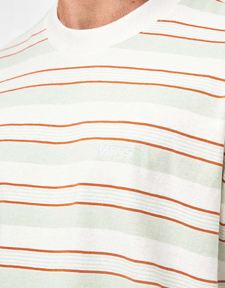 Vans Pismo Striped T-Shirt - Classic White