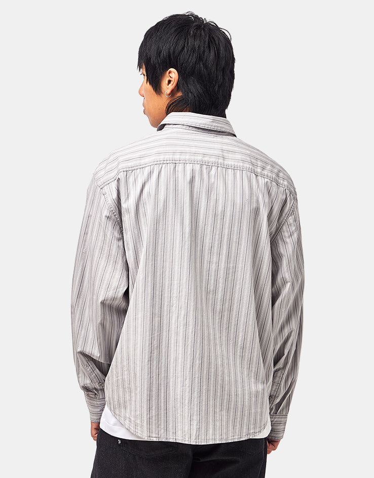 Vans x Rowan Z Stripe L/S Woven - Light Grey