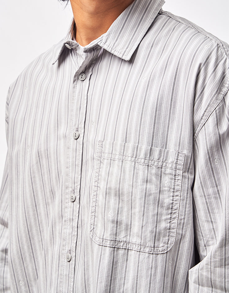 Vans x Rowan Z Stripe L/S Woven - Light Grey