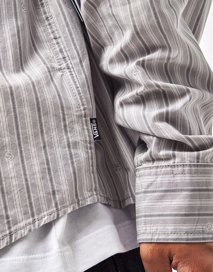 Vans x Rowan Z Stripe L/S Woven - Light Grey